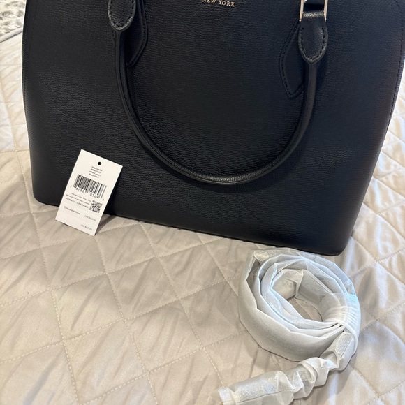 Kate Spade Black Leather Satchel - Picture 2 of 10
